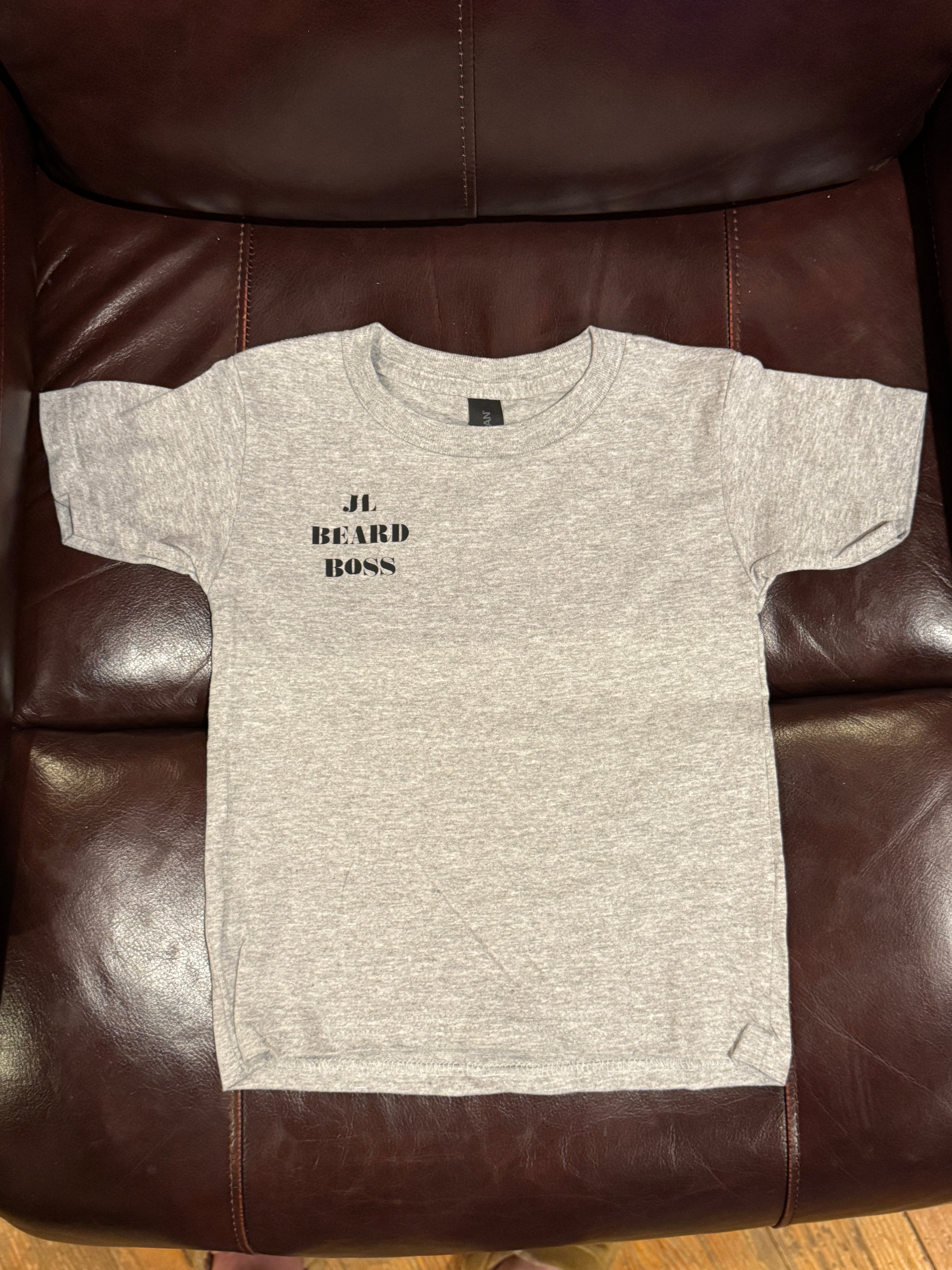 JL Beard Boss Kids Tee - "Pop Pop's with Beards Are Better"