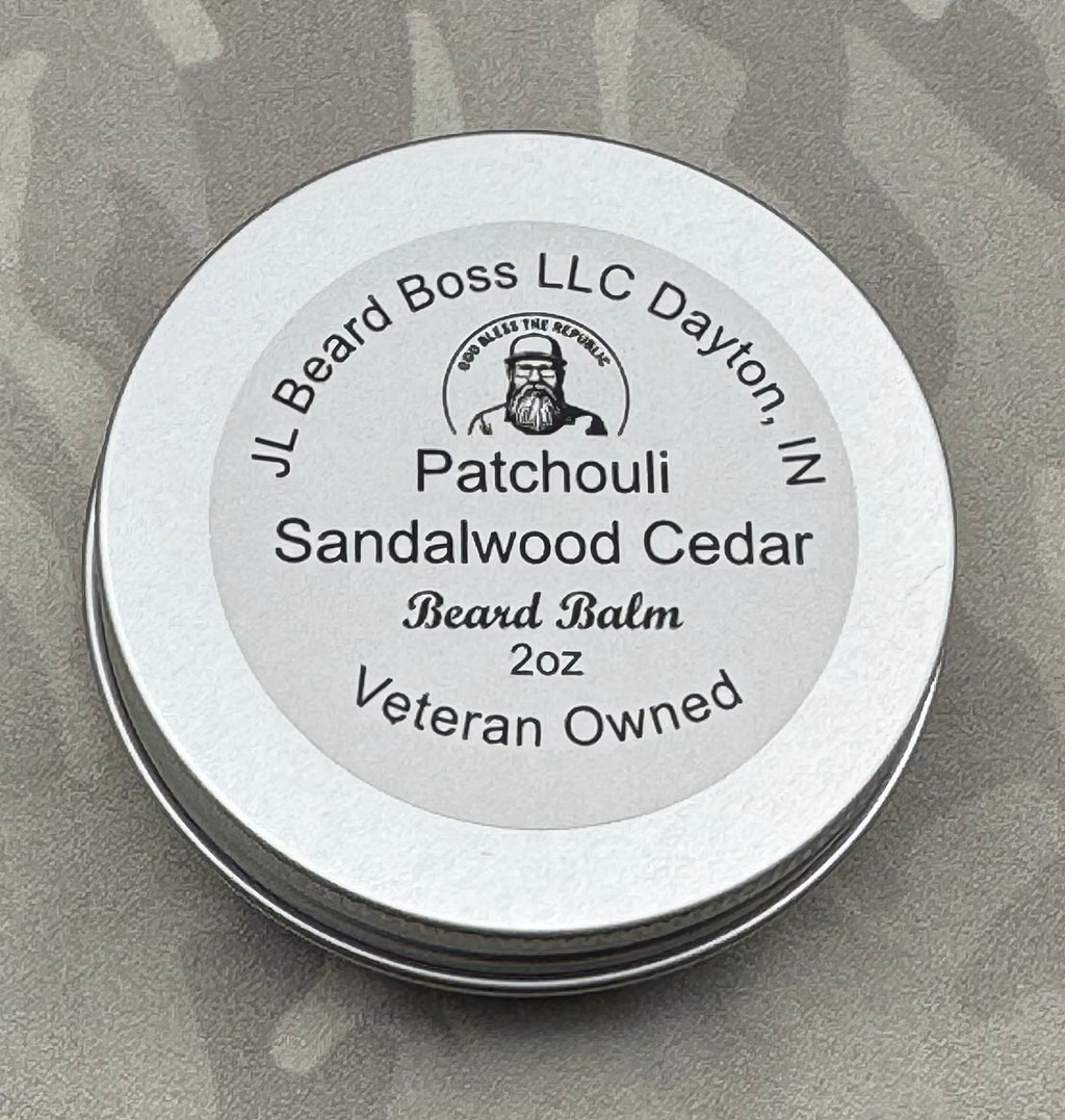 Patchouli Sandalwood Cedar – Beard Balm $10.00