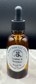 Leather & Bourbon Beard Oil $15.00