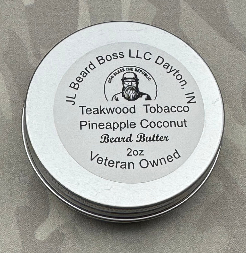 Teakwood Tobacco Pineapple Coconut – Beard Butter $10.00